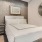 a bed in a room